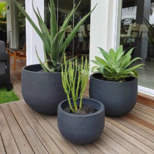 Rustic Round Planter