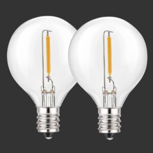 Solar Mini Replacement Bulbs — E12 (5V), 2 Pack